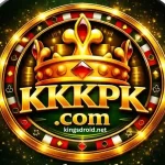 KKKPK Game image with coins, cards, and mobile gaming screen
